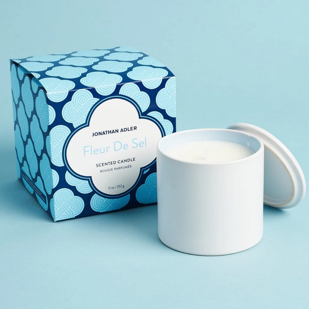 Jonathan Adler Fleur De Sel Ceramic Candle